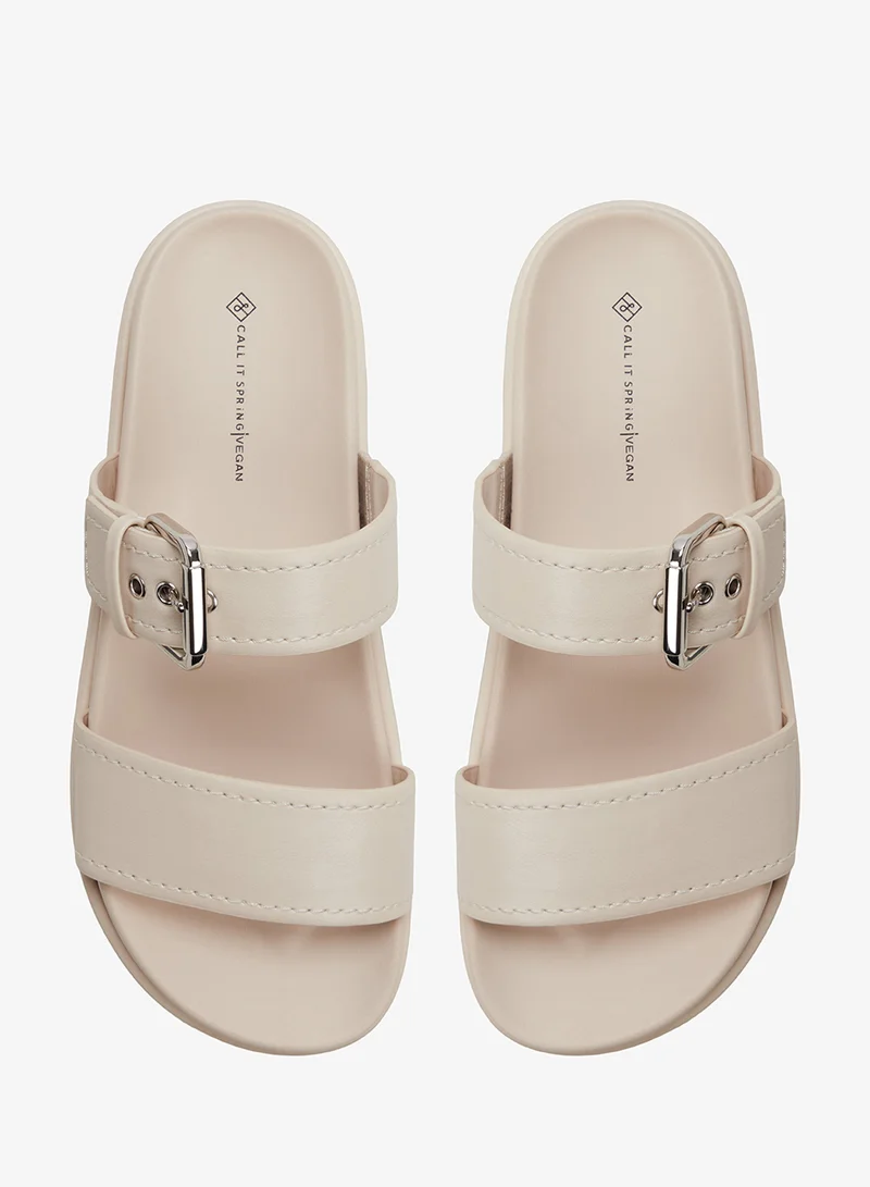 CALL IT SPRING  Catanya Slip On Flat Sandals for Women | Best Price UAE